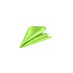 Fashion, accesorii si bijuterii - Barbati - Accesorii barbati - Cravate si papioane barbati - Batista de buzunar pentru sacou, cu aspect matasos, 21 x 21 cm, Lime Green - Infinity.ro