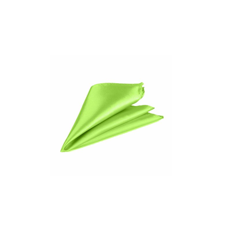 Fashion, accesorii si bijuterii - Barbati - Accesorii barbati - Cravate si papioane barbati - Batista de buzunar pentru sacou, cu aspect matasos, 21 x 21 cm, Lime Green - Infinity.ro