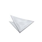 Fashion, accesorii si bijuterii - Barbati - Accesorii barbati - Cravate si papioane barbati - Batista de buzunar pentru sacou, cu aspect matasos, 21 x 21 cm, Silver Grey - Infinity.ro