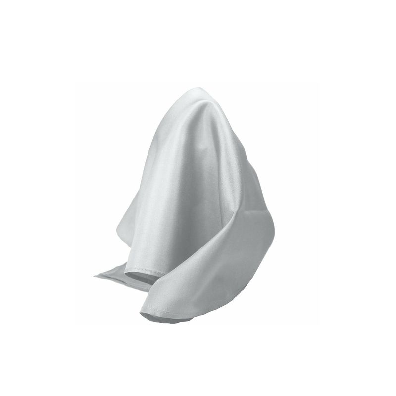 Fashion, accesorii si bijuterii - Barbati - Accesorii barbati - Cravate si papioane barbati - Batista de buzunar pentru sacou, cu aspect matasos, 21 x 21 cm, Silver Grey - Infinity.ro