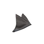 Fashion, accesorii si bijuterii - Barbati - Accesorii barbati - Cravate si papioane barbati - Batista de buzunar pentru sacou, cu aspect matasos, 21 x 21 cm, Dark Silver - Infinity.ro