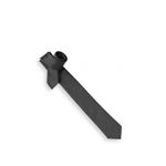 Fashion, accesorii si bijuterii - Barbati - Accesorii barbati - Cravate si papioane barbati - Cravata cu aspect matasos, gri inchis, 155 x 5 cm, Vivo, CRV1 - Infinity.ro