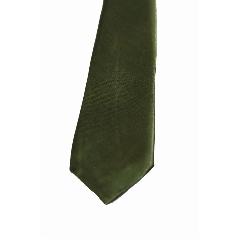 Fashion, accesorii si bijuterii - Barbati - Accesorii barbati - Cravate si papioane barbati - Cravata cu aspect matasos, verde inchis, 155 x 5 cm, Vivo, CRV1 - Infinity.ro