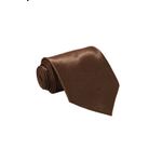 Fashion, accesorii si bijuterii/Barbati/Accesorii barbati/Cravate si papioane barbati - Cravata cu aspect matasos, Maro, 157 x 9 cm, CRV2, Vivo - Infinity.ro