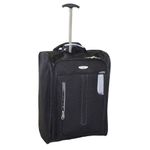 Sport si Outdoor - Articole de voiaj - Trolere - Troler cabina avion, 2 roti, 3 manere, negru/gri, 50 x 38 cm, Vivo, JBTB53 - Infinity.ro