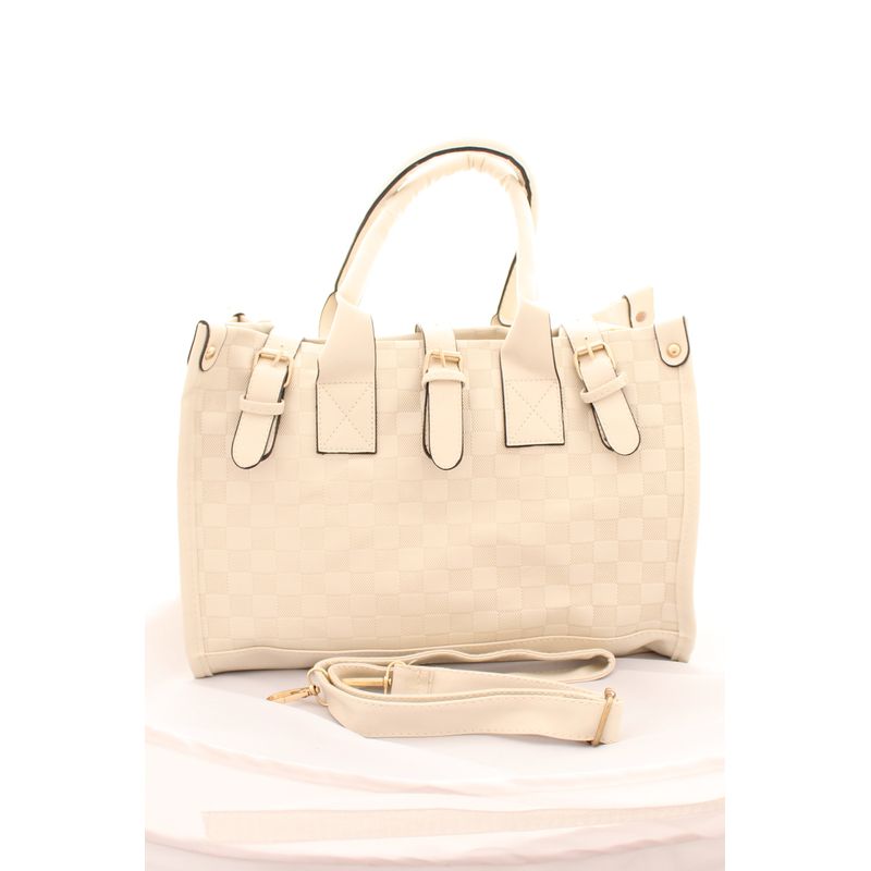 Fashion, accesorii si bijuterii - Femei - Accesorii femei - Genti si rucsacuri femei - Geanta dama, bareta detasabila, Bej, LS00141 - Infinity.ro