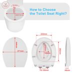 Casa si Gradina - Sanitare - Obiecte sanitare - Accesorii vase de toaleta - Capac toaleta 2 in 1, inchidere silentioasa, cu reductie copii, alb, Vivo, WTS-208 - Infinity.ro