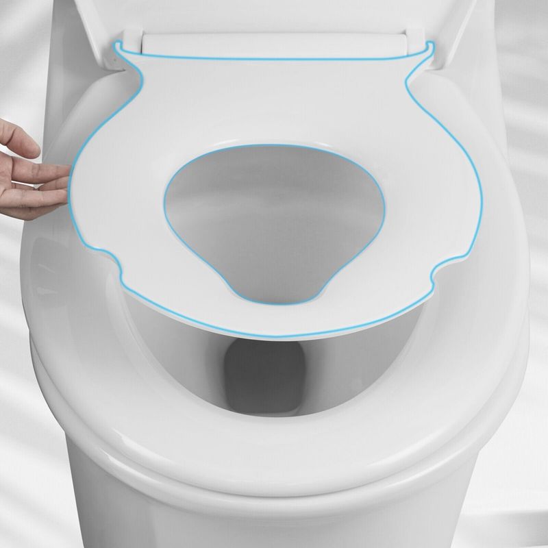 Casa si Gradina - Sanitare - Obiecte sanitare - Accesorii vase de toaleta - Capac toaleta 2 in 1, inchidere silentioasa, cu reductie copii, alb, Vivo, WTS-208 - Infinity.ro