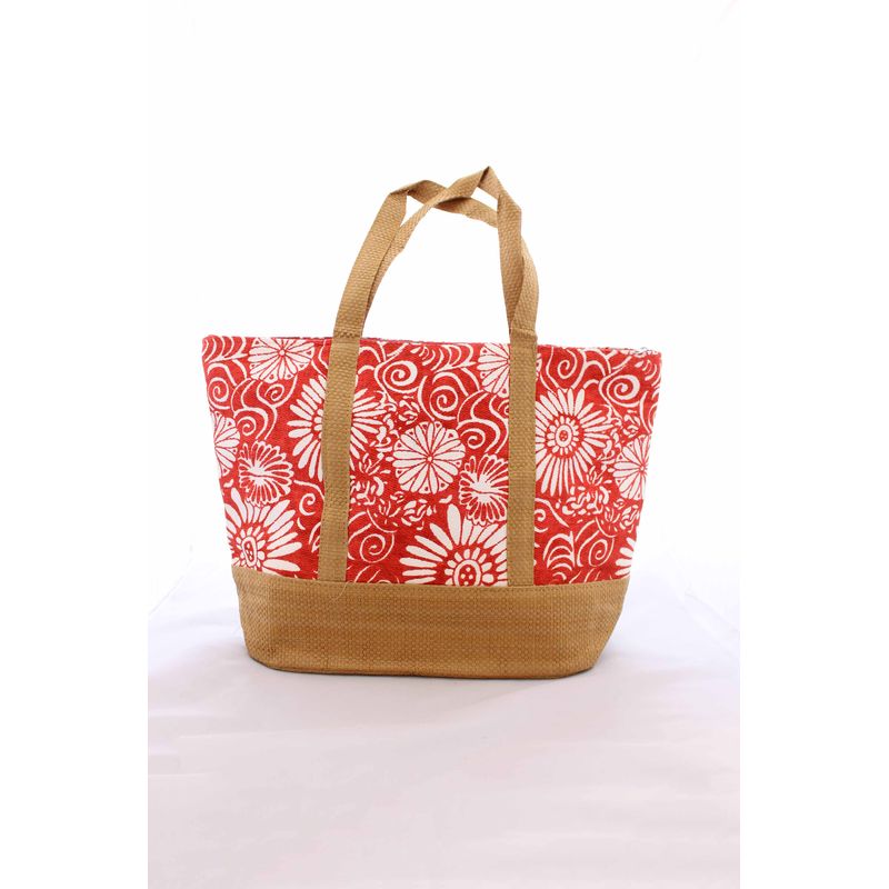 Fashion, accesorii si bijuterii - Femei - Accesorii femei - Genti si rucsacuri femei - Geanta pentru plaja, 50 x 36 cm, GP1, Vivo, Rosu, BB900 - Infinity.ro