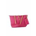Fashion, accesorii si bijuterii - Femei - Accesorii femei - Genti si rucsacuri femei - Geanta shopper dama, hot pink, 42 x 29 cm, LS00141 - Infinity.ro