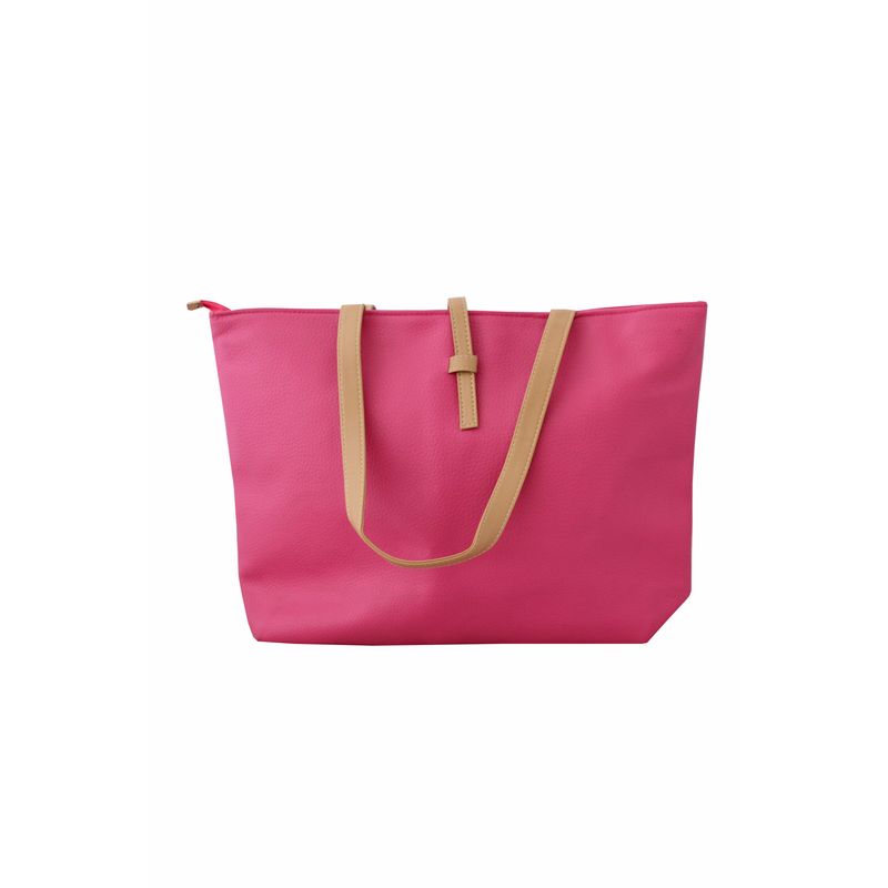 Fashion, accesorii si bijuterii - Femei - Accesorii femei - Genti si rucsacuri femei - Geanta shopper dama, hot pink, 42 x 29 cm, LS00141 - Infinity.ro