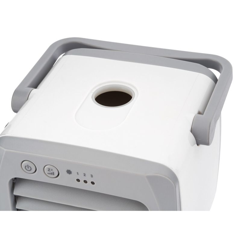 Electronice si Electrocasnice - Climatizare si sisteme de incalzire - Aparate racire aer - Ventilatoare - Ventilator de masa cu functie de umidificare Mini Air Cooler, HS067 - Infinity.ro