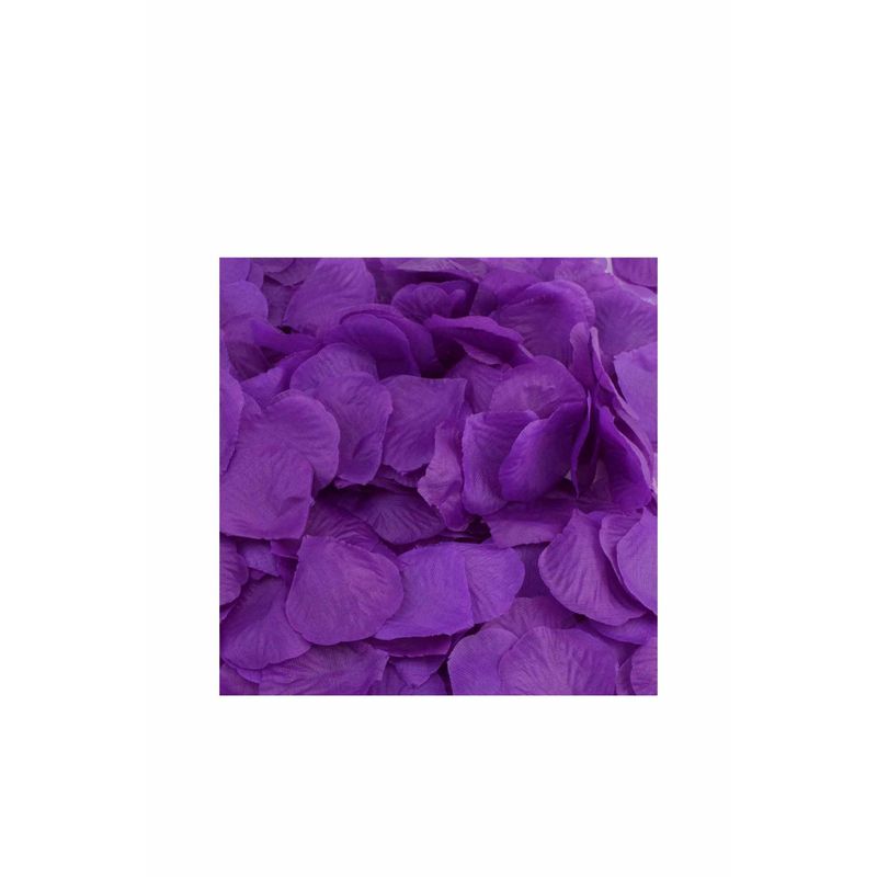 Casa si Gradina - Decoratiuni - Decoratiuni petrecere - Accesorii pentru petrecere - Set petale trandafiri artificiale 100 bucati, ROSE, mov inchis - Infinity.ro