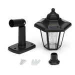 Casa si Gradina - Corpuri si surse de iluminat - Iluminat exterior - Lampi solare - Lampa solara LED de exterior, negru, Vivo SL223 - Infinity.ro