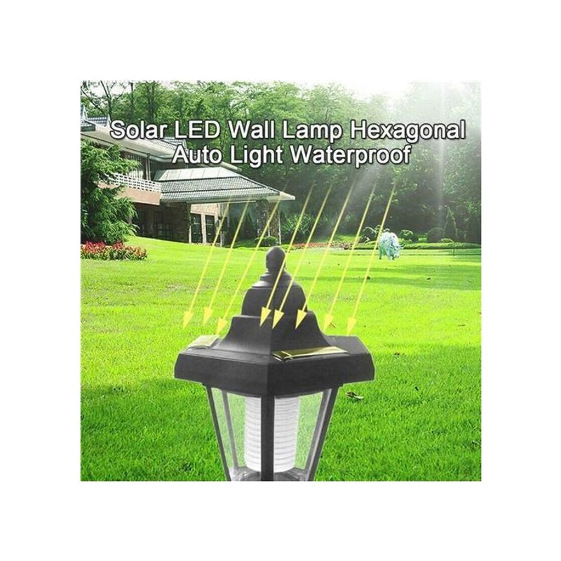 Casa si Gradina - Corpuri si surse de iluminat - Iluminat exterior - Lampi solare - Lampa solara LED de exterior, negru, Vivo SL223 - Infinity.ro