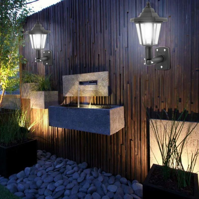 Casa si Gradina - Corpuri si surse de iluminat - Iluminat exterior - Lampi solare - Lampa solara LED de exterior, negru, Vivo SL223 - Infinity.ro