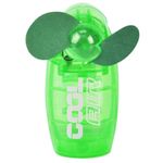 Electronice si Electrocasnice - Climatizare si sisteme de incalzire - Aparate racire aer - Ventilatoare - Cool Air ventilator de mana, verde, T4162 - Infinity.ro