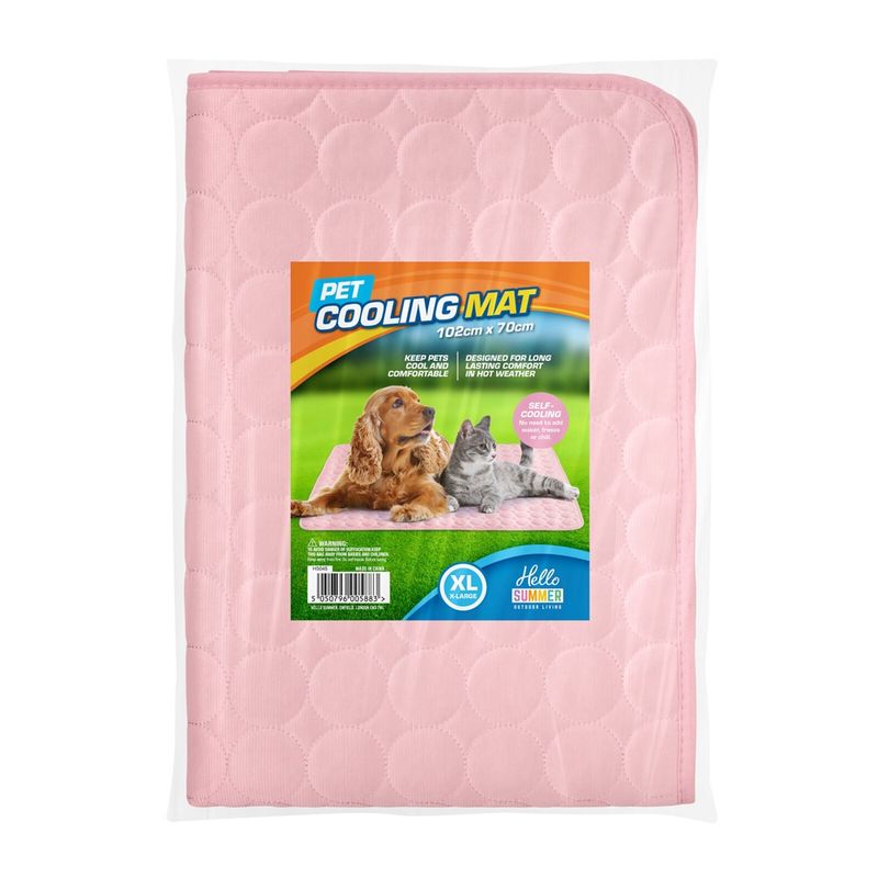 Petshop - Accesorii petshop - Culcusuri si custi - Culcusuri si saltele - Saltea de racire pentru animal de companie Cooling Pet Mat, 102 x 70 cm, roz, Extra Large, HS045 - Infinity.ro
