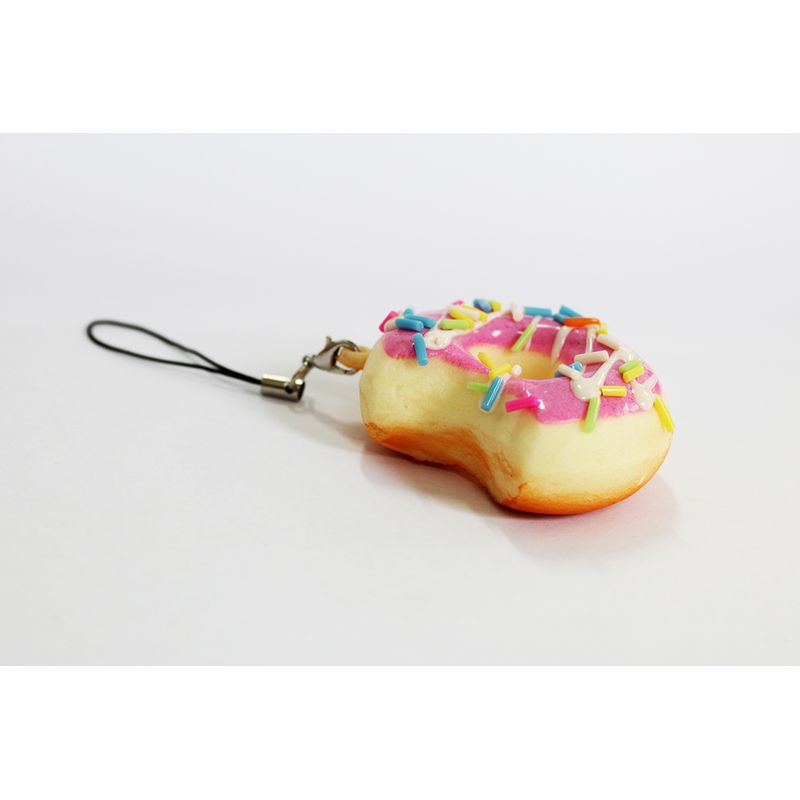 Jucarii, Copii si Bebe - Jucarii si jocuri - Jucarii & jocuri educative - Jucarii interactive - Jucarie parfumata din spuma poliuretanica, Mini Gogoasa cu capsuni, 5 cm, T5060, Vivo - Infinity.ro