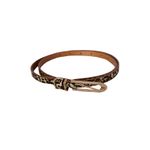 Fashion, accesorii si bijuterii - Femei - Accesorii femei - Curele femei - Curea subtire, texturat, Leopard, ZB0004 - Infinity.ro