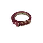 Fashion, accesorii si bijuterii - Femei - Accesorii femei - Curele femei - Curea subtire, texturat, Dark Pink, ZB0004 - Infinity.ro