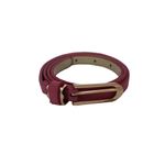 Fashion, accesorii si bijuterii - Femei - Accesorii femei - Curele femei - Curea subtire, texturat, Dark Pink, ZB0004 - Infinity.ro