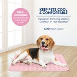Petshop - Accesorii petshop - Culcusuri si custi - Culcusuri si saltele - Saltea de racire pentru animale de companie Cooling Pet Mat, 70 x 56 cm, roz, Large, HS044 - Infinity.ro