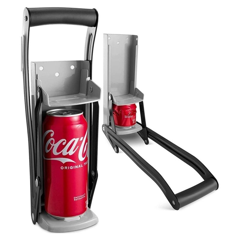 Casa si Gradina - Bucatarie si vesela - Ustensile bucatarie - Desfacatoare conserve - Aparat de strivit doze cu desfacator, gri, 32.5 x 10 cm, Vivo WK003 - Infinity.ro