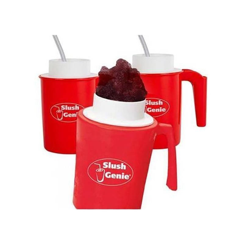 Casa si Gradina - Bucatarie si vesela - Vesela si tacamuri - Vesela desert - Pahar pentru preparare slushy, rosu, 400 ml, Slush Genie Vivo, SLUSH-GENIE - Infinity.ro