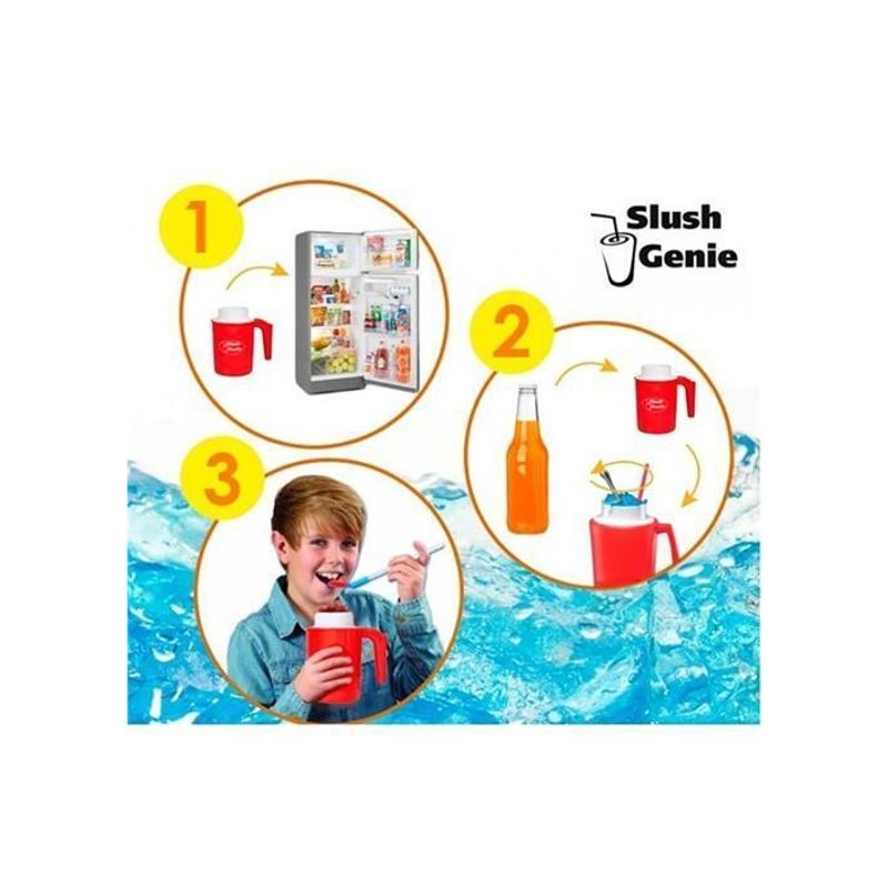 Casa si Gradina - Bucatarie si vesela - Vesela si tacamuri - Vesela desert - Pahar pentru preparare slushy, rosu, 400 ml, Slush Genie Vivo, SLUSH-GENIE - Infinity.ro