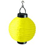 Casa si Gradina - Corpuri si surse de iluminat - Iluminat exterior - Lampi solare - Lampion solar LED, diametru 20 cm, galben, Vivo - Infinity.ro