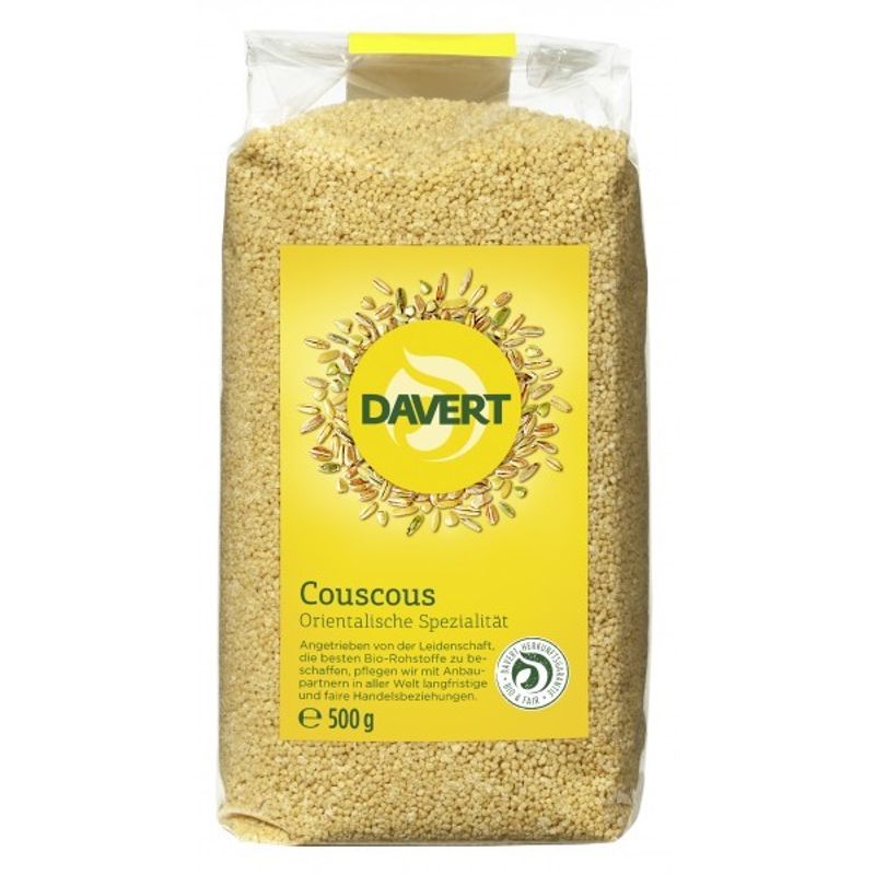 Market - Bacanie - Alimente de baza - Alte alimente si ingrediente - Cuscus bio 500g DAVERT - Infinity.ro