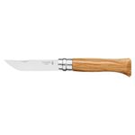 Sport si Outdoor - Camping - Cutite, bricege si accesorii - Cutite si bricege - Cutit de buzunar N°08, inox, 8,5cm, "Tradition Luxe", Olive - Opinel - Infinity.ro