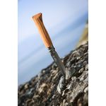 Sport si Outdoor - Camping - Cutite, bricege si accesorii - Cutite si bricege - Cutit de buzunar N°08, inox, 8,5cm, "Tradition Luxe", Olive - Opinel - Infinity.ro