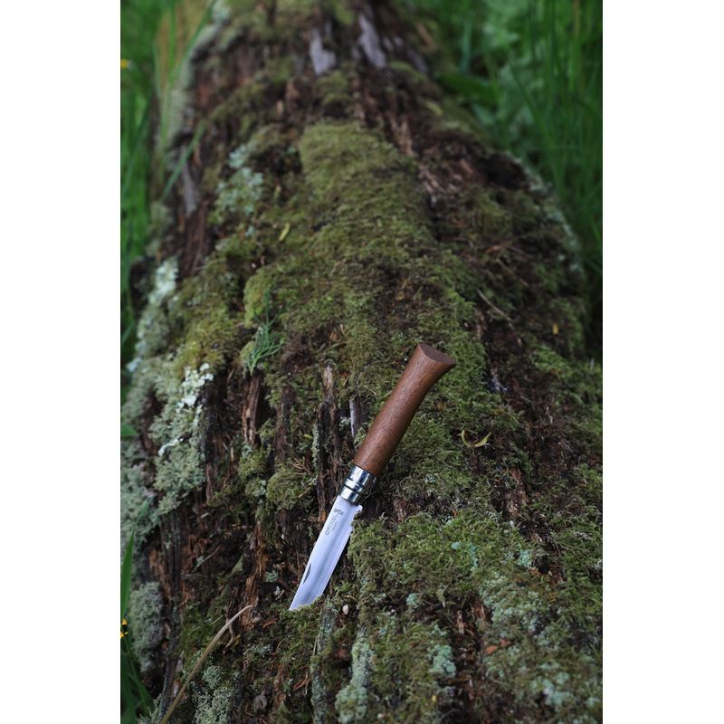 Sport si Outdoor - Camping - Cutite, bricege si accesorii - Cutite si bricege - Cutit de buzunar N°08, inox, 8,5cm, "Tradition Luxe", Walnut - Opinel - Infinity.ro