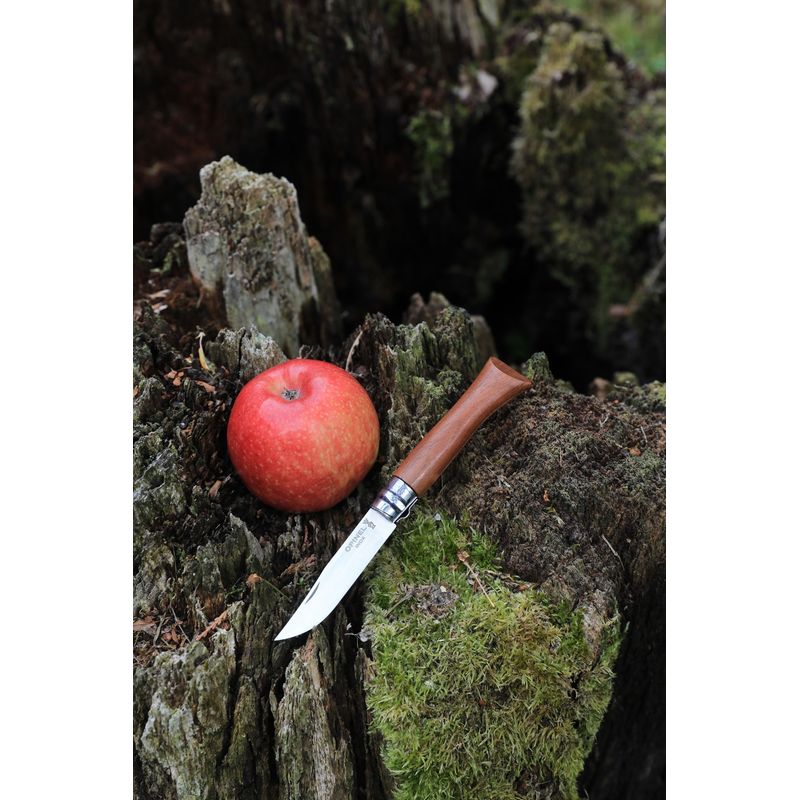 Sport si Outdoor - Camping - Cutite, bricege si accesorii - Cutite si bricege - Cutit de buzunar N°08, inox, 8,5cm, "Tradition Luxe", Walnut - Opinel - Infinity.ro
