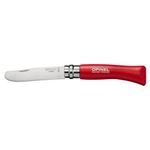 Sport si Outdoor - Camping - Cutite, bricege si accesorii - Cutite si bricege - Cutit de buzunar, inox, 8cm, "My first", Red - Opinel - Infinity.ro