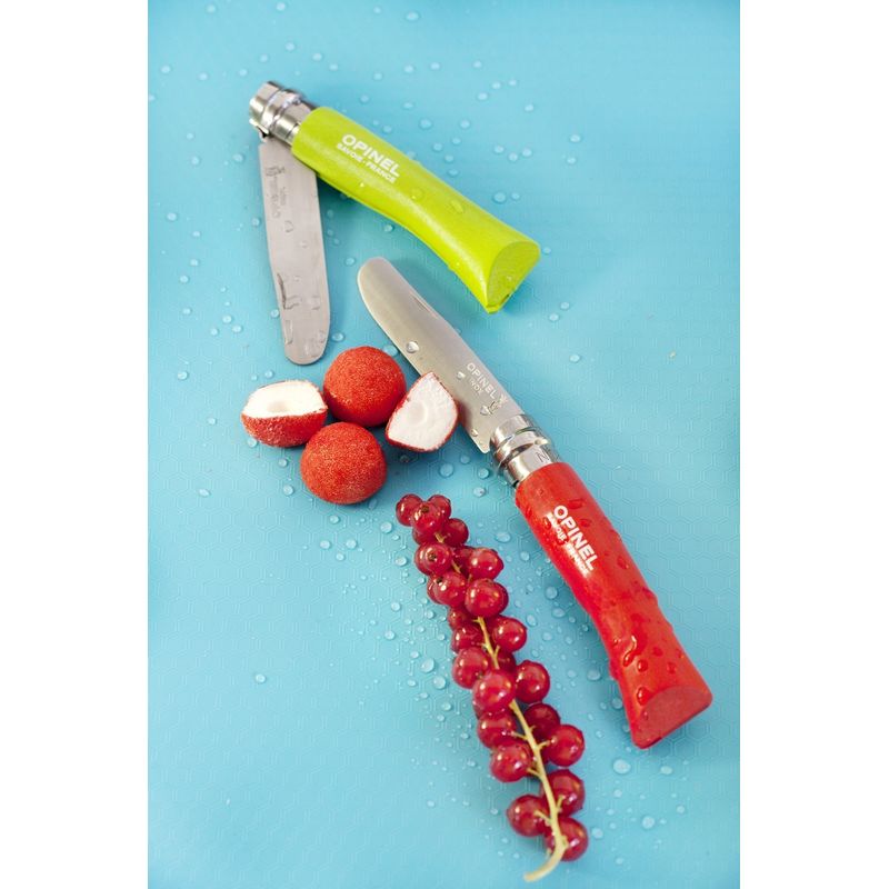 Sport si Outdoor - Camping - Cutite, bricege si accesorii - Cutite si bricege - Cutit de buzunar, inox, 8cm, "My first", Red - Opinel - Infinity.ro