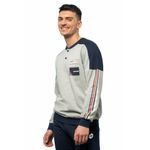 Fashion, accesorii si bijuterii - Barbati - Lenjerie si pijamale barbati - Pijamale barbati - Pijamale lungi pentru barbati Lotto LP2100 XL INTL Gri | Albastru - Infinity.ro