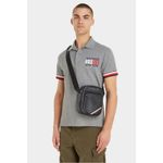 Fashion, accesorii si bijuterii - Barbati - Accesorii barbati - Genti si rucsacuri barbati - Geanta crossover Tommy Hilfiger Central Mini Reporter AM0AM11580 Negru 20 x 17 x 6 cm - Infinity.ro