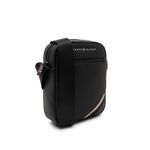 Fashion, accesorii si bijuterii - Barbati - Accesorii barbati - Genti si rucsacuri barbati - Geanta crossover Tommy Hilfiger Central Mini Reporter AM0AM11580 Negru 20 x 17 x 6 cm - Infinity.ro