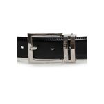 Fashion, accesorii si bijuterii - Barbati - Accesorii barbati - Curele barbati - Curea Lamarthe din Piele naturala de Bovina, reversibile, Ajustabila LAM115 Unica Negru/Maro 120 - Infinity.ro