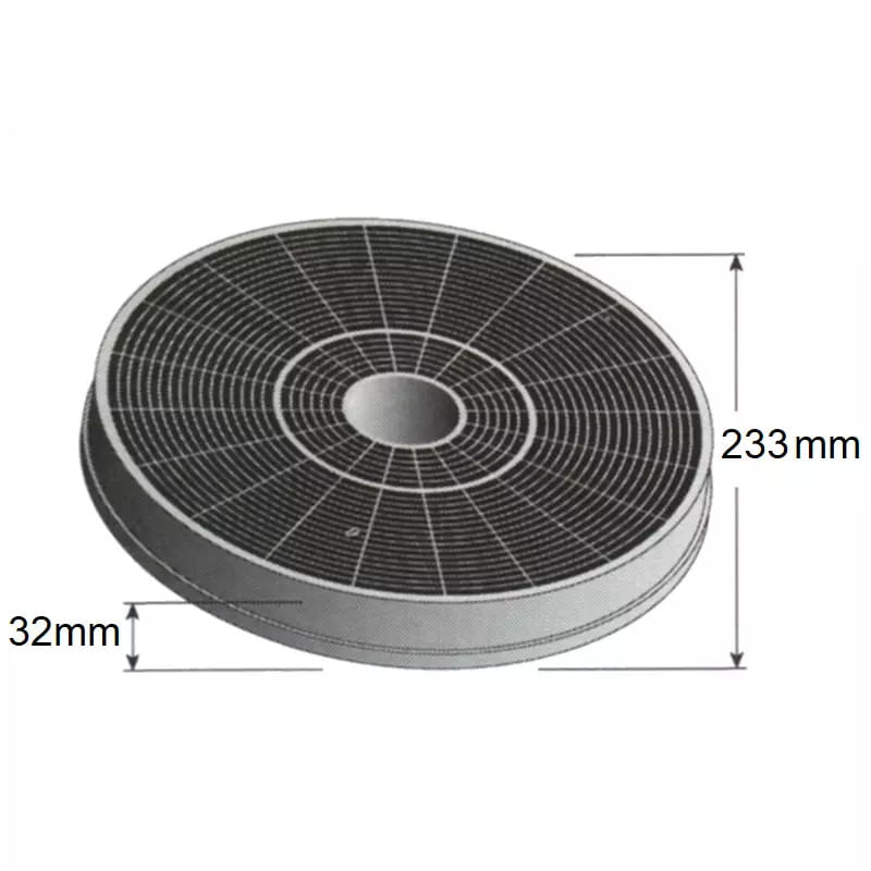 Electronice si Electrocasnice - Aragazuri, cuptoare si hote - Accesorii aragazuri, cuptoare si hote - Accesorii hote - Filtru hota carbon activ F233 Whirlpool 484000008788 - Infinity.ro