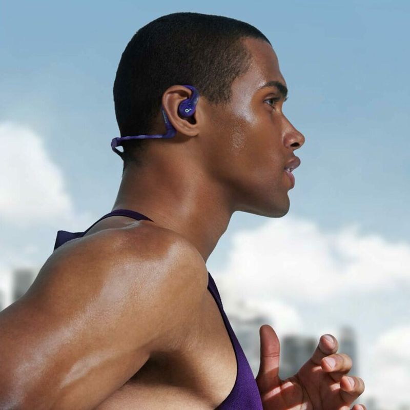 TV, Audio-Video si Foto - Portabile audio - Casti audio - Casti Wireless pentru Sport, albastrutooth, Waterproof, Anker AeroFit (A3871G21), alb - Infinity.ro