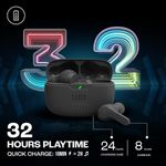 TV, Audio-Video si Foto - Portabile audio - Casti audio - Casti in-ear albastrutooth cu microfon TWS, JBL (Wave Beam), negru - Infinity.ro