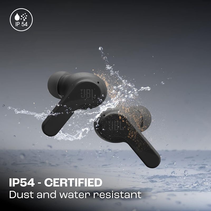 TV, Audio-Video si Foto - Portabile audio - Casti audio - Casti in-ear albastrutooth cu microfon TWS, JBL (Wave Beam), negru - Infinity.ro