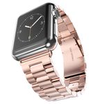 Laptop, Telefoane si Tablete - Wearables si gadgeturi - Wearables - Accesorii wearables - Curea pentru Apple Watch 1/2/3/4/5/6/7/8/9/SE/SE 2 (38/40/41mm), Techsuit Watchband (W036), roz - Infinity.ro