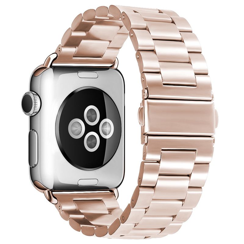 Laptop, Telefoane si Tablete - Wearables si gadgeturi - Wearables - Accesorii wearables - Curea pentru Apple Watch 1/2/3/4/5/6/7/8/9/SE/SE 2 (38/40/41mm), Techsuit Watchband (W036), roz - Infinity.ro