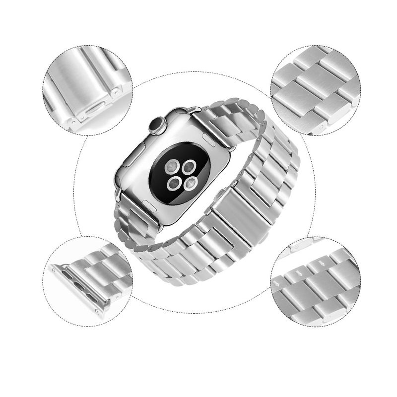 Laptop, Telefoane si Tablete - Wearables si gadgeturi - Wearables - Accesorii wearables - Curea pentru Apple Watch 1/2/3/4/5/6/7/8/9/SE/SE 2 (38/40/41mm), Techsuit Watchband (W036), roz - Infinity.ro
