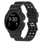 Laptop, Telefoane si Tablete - Wearables si gadgeturi - Wearables - Accesorii wearables - Curea pentru Google Pixel Watch/Watch 2/Watch 3 41mm, Techsuit Watchband (W065), negru - Infinity.ro